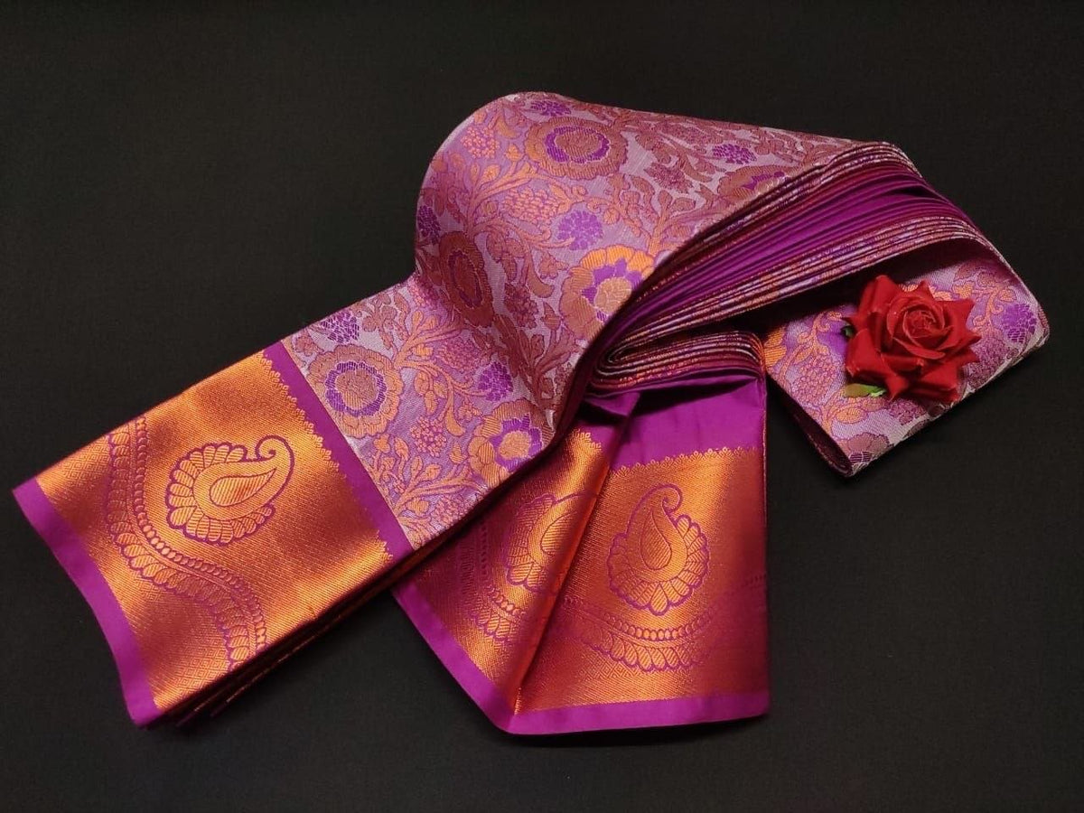 Majenta Signature Samuthrika & Vasthrakala Wedding Saree