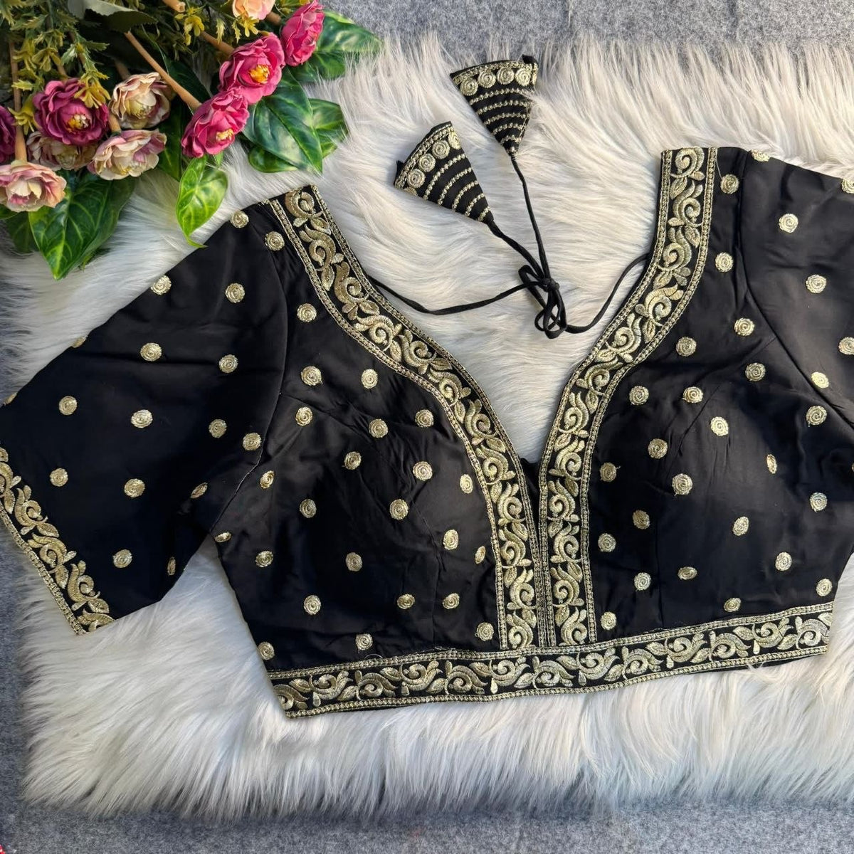 Heavy Jari & Thread Work PartyWear Readymade Blouse in 5 Colors