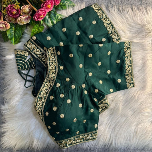 Heavy Jari & Thread Work PartyWear Readymade Blouse in 5 Colors